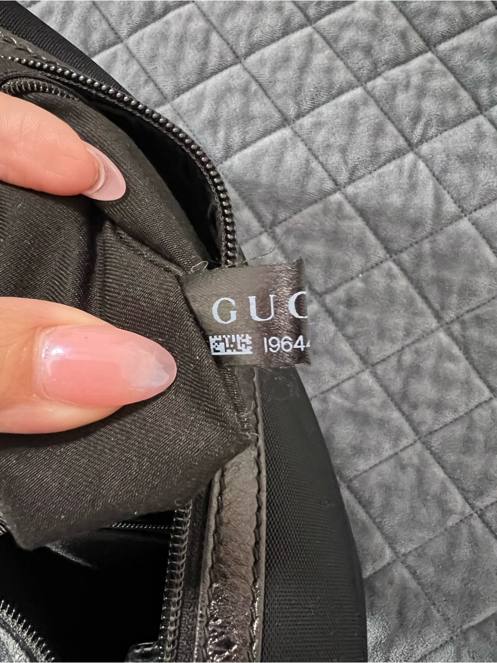 Gucci Shoulder Bag Vintage Small Black Mini 90s style y2k - Picture 14 of 15